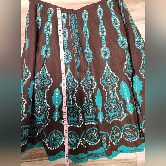 Boho Sequin Skirt Size 12 - Picture 6 of 8